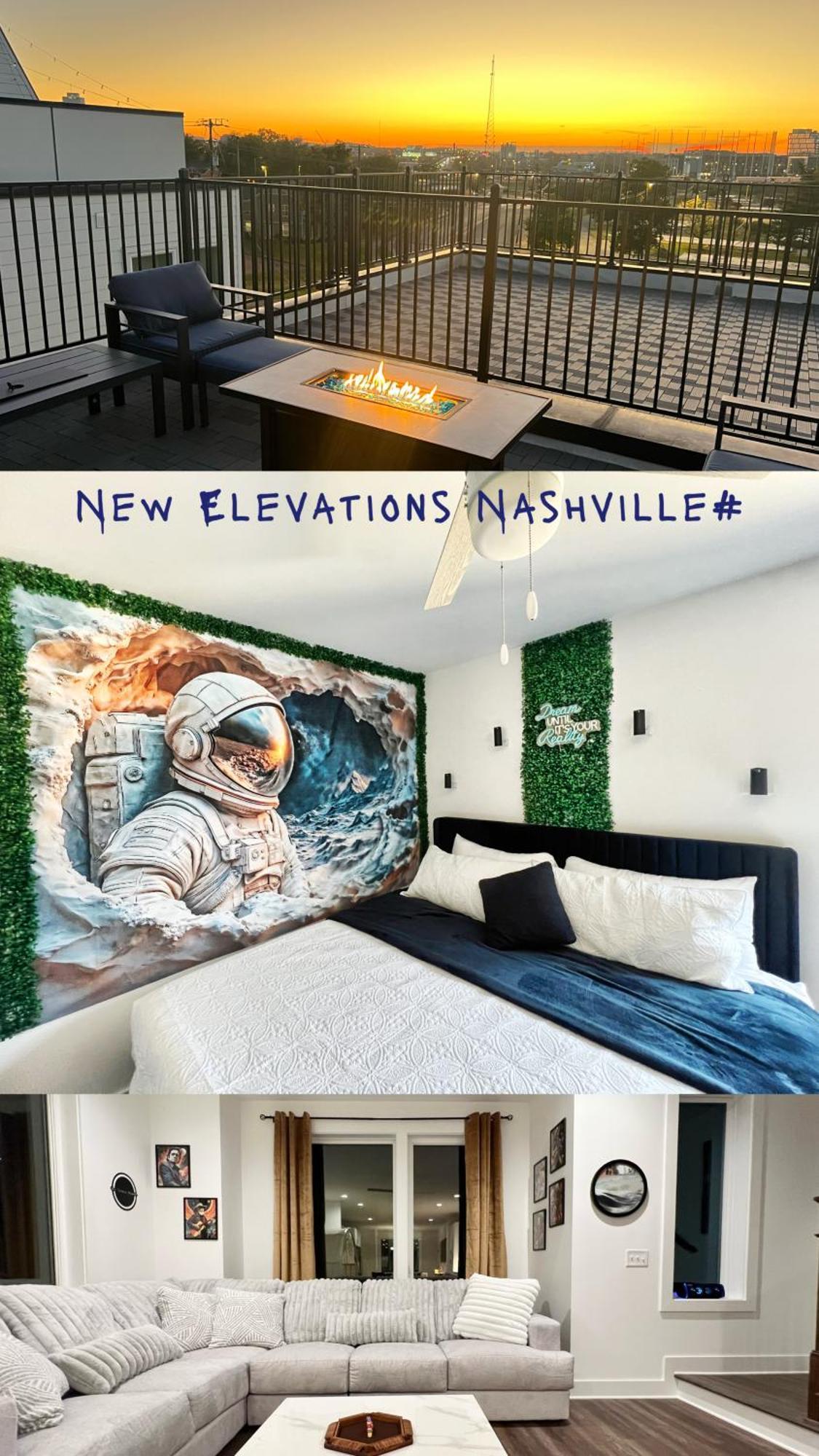 New Elevations Rooftop 5 Min To Downtown Nash Nashville Exterior photo
